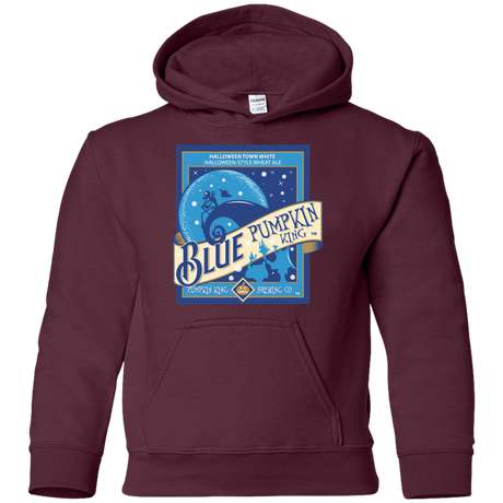Sweatshirts Maroon / YS Blue Pumpkin King Youth Hoodie