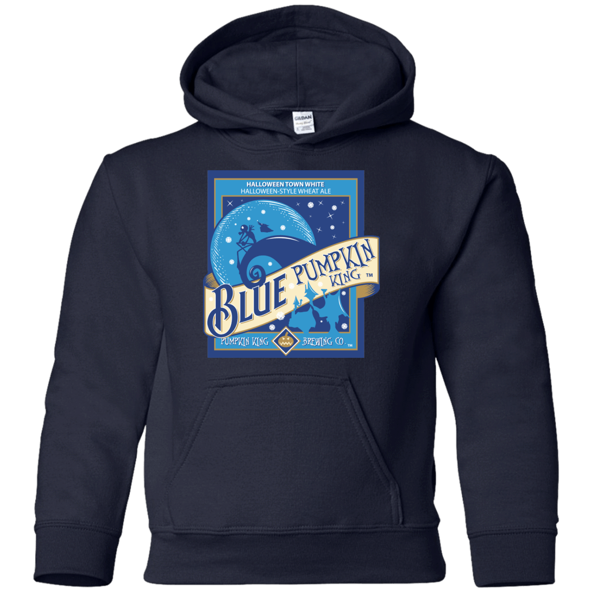 Sweatshirts Navy / YS Blue Pumpkin King Youth Hoodie