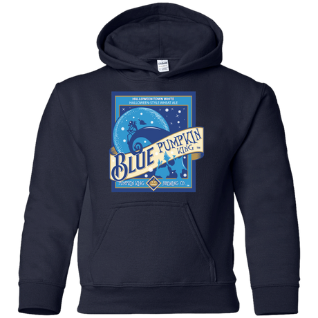Sweatshirts Navy / YS Blue Pumpkin King Youth Hoodie