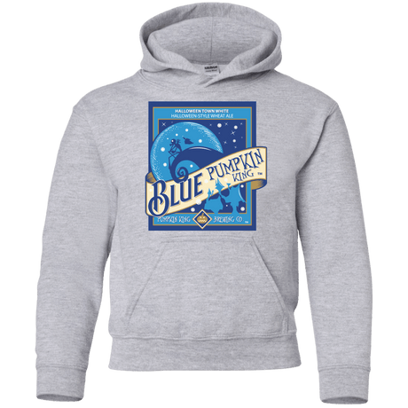 Sweatshirts Sport Grey / YS Blue Pumpkin King Youth Hoodie