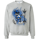 Sweatshirts Sport Grey / Small Blue Ranger Artwork Crewneck Sweatshirt