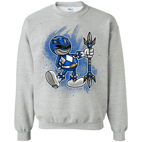 Sweatshirts Sport Grey / Small Blue Ranger Artwork Crewneck Sweatshirt