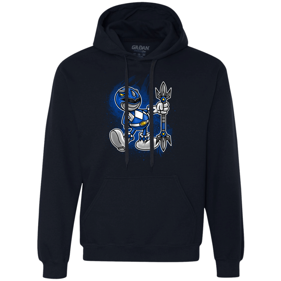 Sweatshirts Navy / Small Blue Ranger Artwork Premium Fleece Hoodie