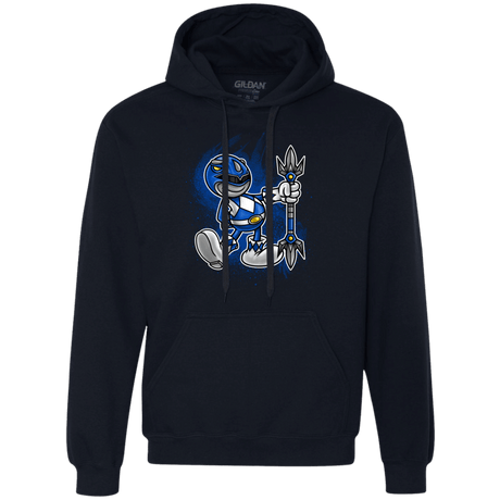 Sweatshirts Navy / Small Blue Ranger Artwork Premium Fleece Hoodie