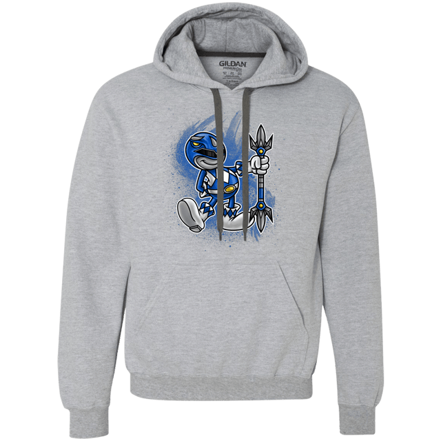 Sweatshirts Sport Grey / Small Blue Ranger Artwork Premium Fleece Hoodie