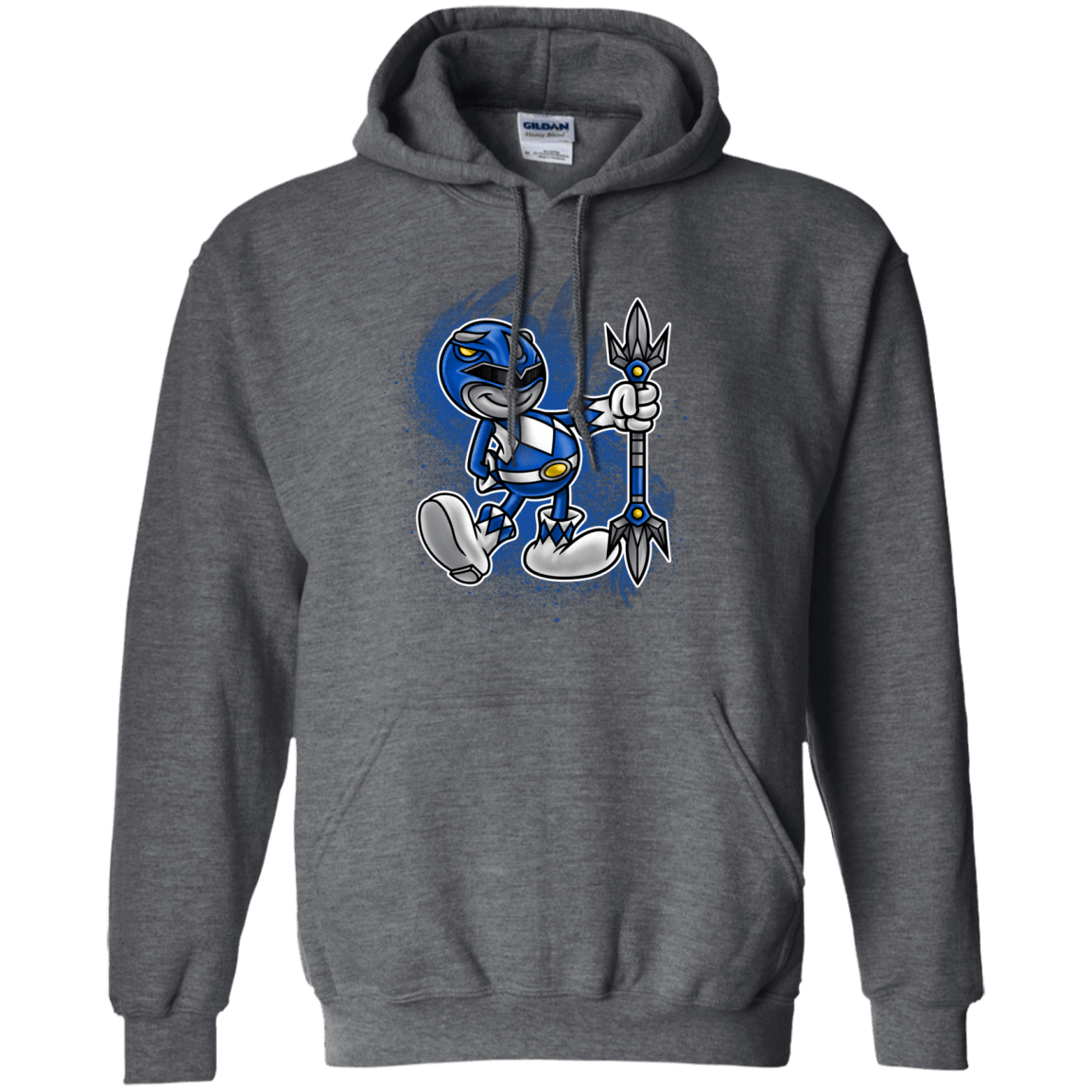 Sweatshirts Dark Heather / Small Blue Ranger Artwork Pullover Hoodie