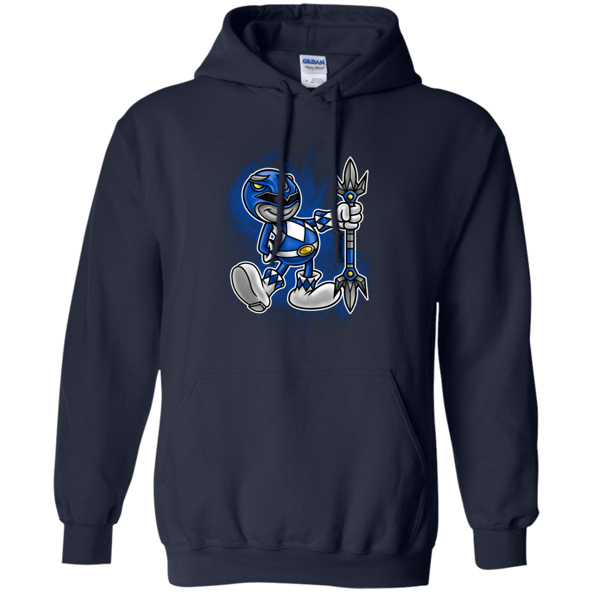 Sweatshirts Navy / Small Blue Ranger Artwork Pullover Hoodie