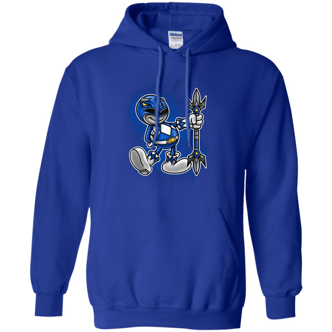 Sweatshirts Royal / Small Blue Ranger Artwork Pullover Hoodie