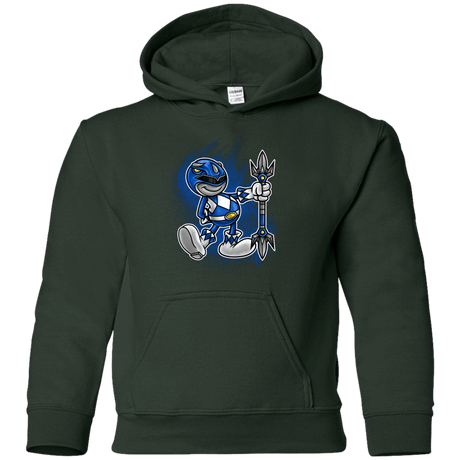 Sweatshirts Forest Green / YS Blue Ranger Artwork Youth Hoodie