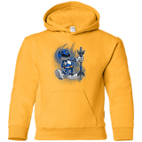 Sweatshirts Gold / YS Blue Ranger Artwork Youth Hoodie