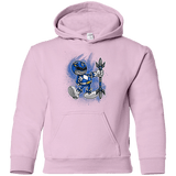 Sweatshirts Light Pink / YS Blue Ranger Artwork Youth Hoodie