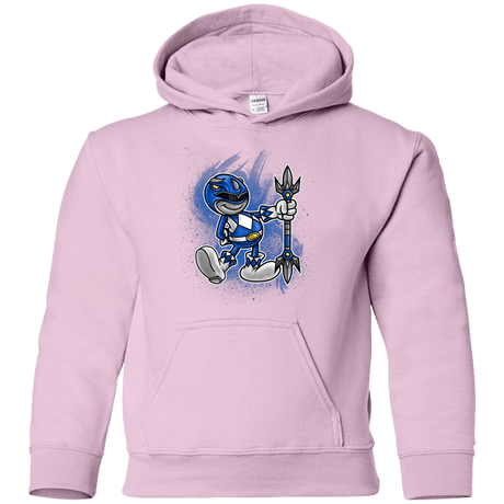 Sweatshirts Light Pink / YS Blue Ranger Artwork Youth Hoodie