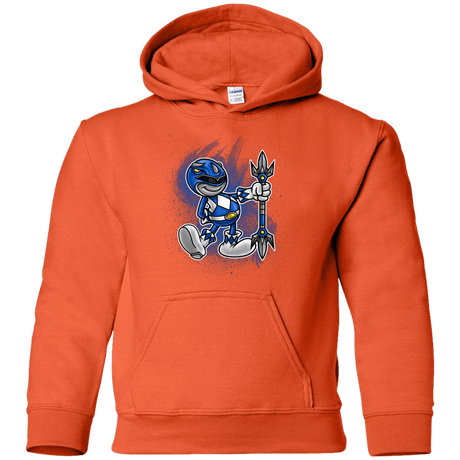 Sweatshirts Orange / YS Blue Ranger Artwork Youth Hoodie