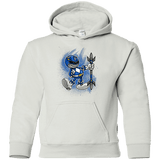 Sweatshirts White / YS Blue Ranger Artwork Youth Hoodie