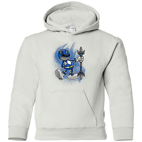 Sweatshirts White / YS Blue Ranger Artwork Youth Hoodie