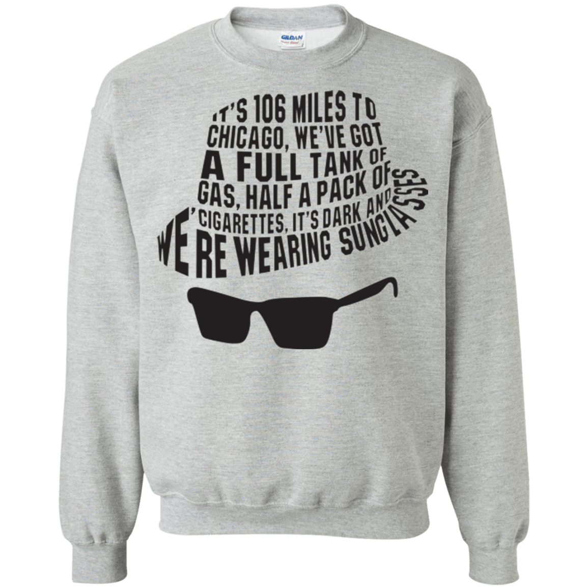 Sweatshirts Sport Grey / Small Blues Brothers Crewneck Sweatshirt