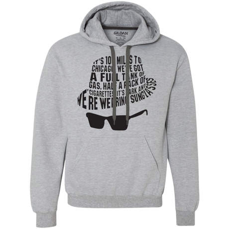 Sweatshirts Sport Grey / Small Blues Brothers Premium Fleece Hoodie