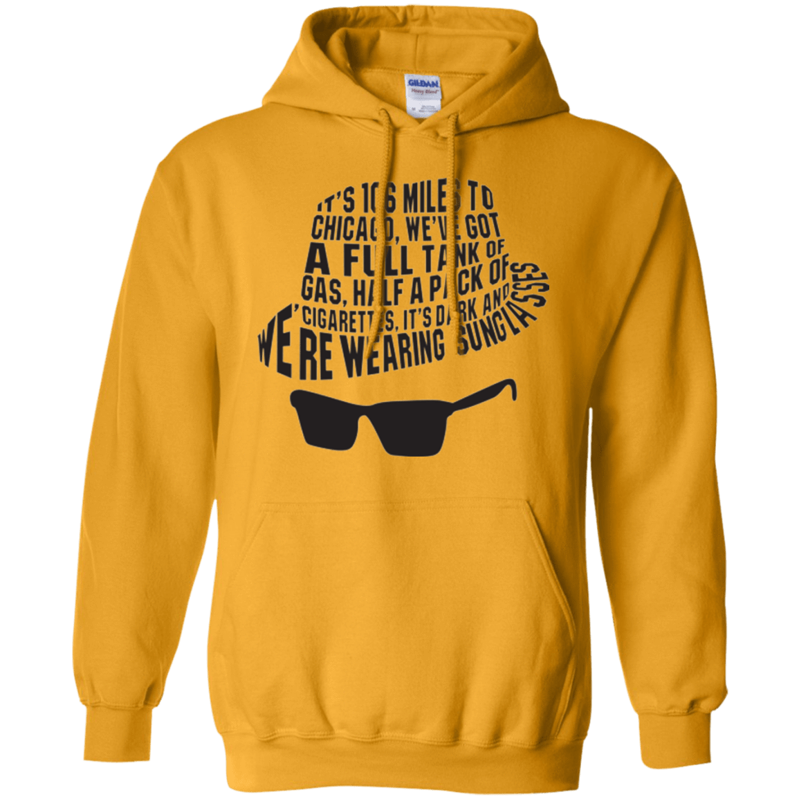 Sweatshirts Gold / Small Blues Brothers Pullover Hoodie