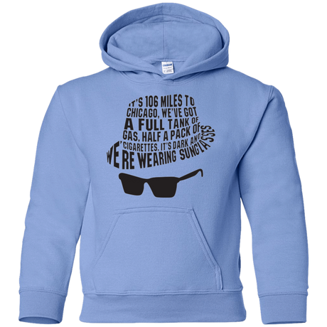 Sweatshirts Carolina Blue / YS Blues Brothers Youth Hoodie