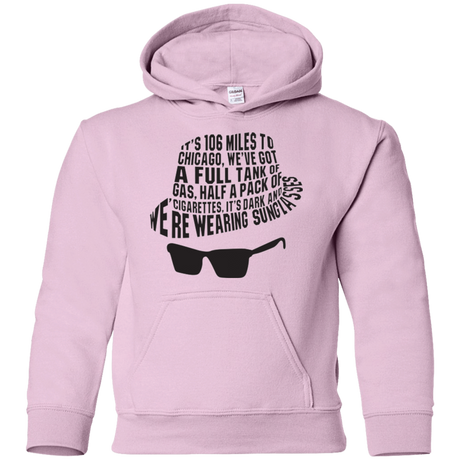 Sweatshirts Light Pink / YS Blues Brothers Youth Hoodie