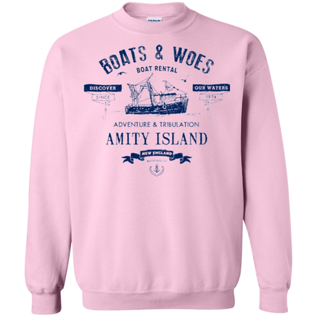 Sweatshirts Light Pink / Small BOATS & WOES Crewneck Sweatshirt