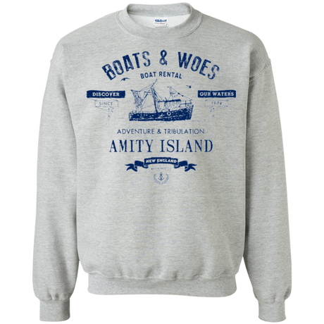 Sweatshirts Sport Grey / Small BOATS & WOES Crewneck Sweatshirt