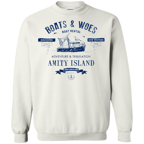 Sweatshirts White / Small BOATS & WOES Crewneck Sweatshirt