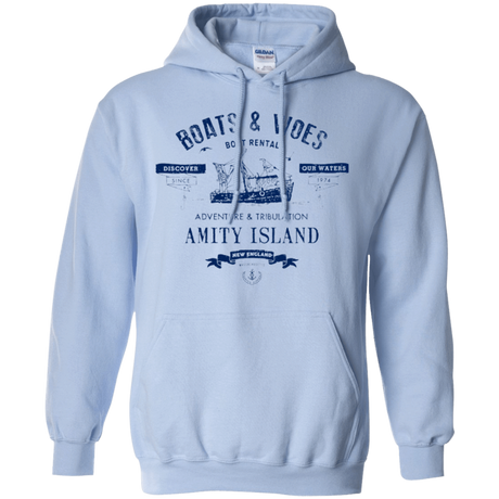 Sweatshirts Light Blue / Small BOATS & WOES Pullover Hoodie