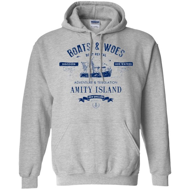 Sweatshirts Sport Grey / Small BOATS & WOES Pullover Hoodie