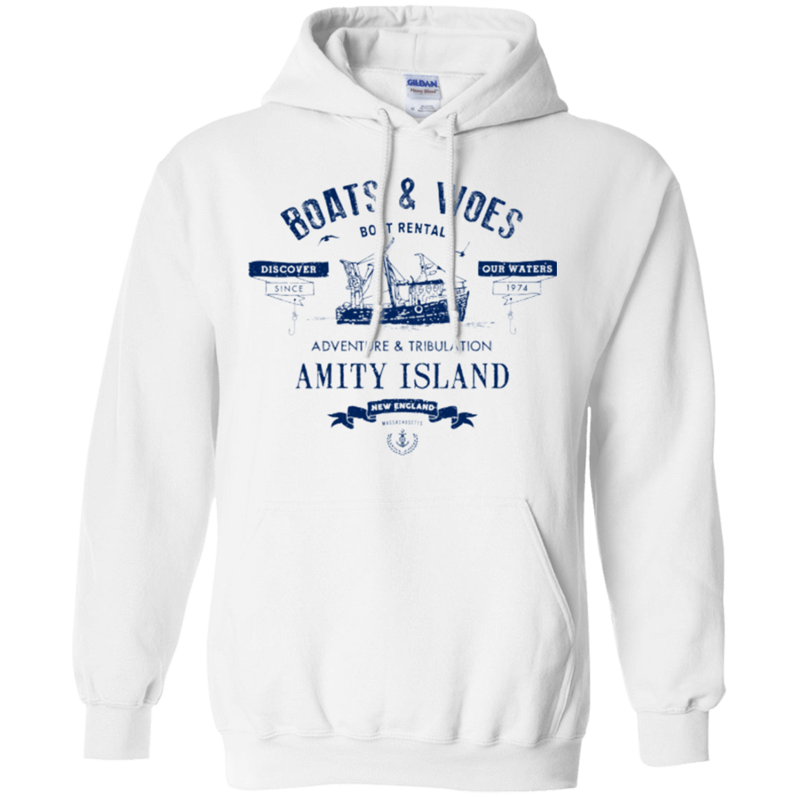 Sweatshirts White / Small BOATS & WOES Pullover Hoodie