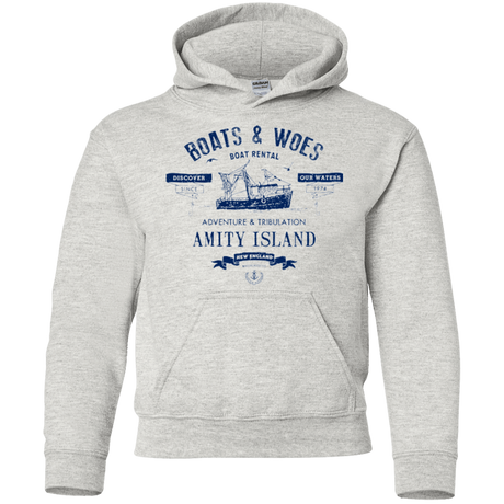 Sweatshirts Ash / YS BOATS & WOES Youth Hoodie