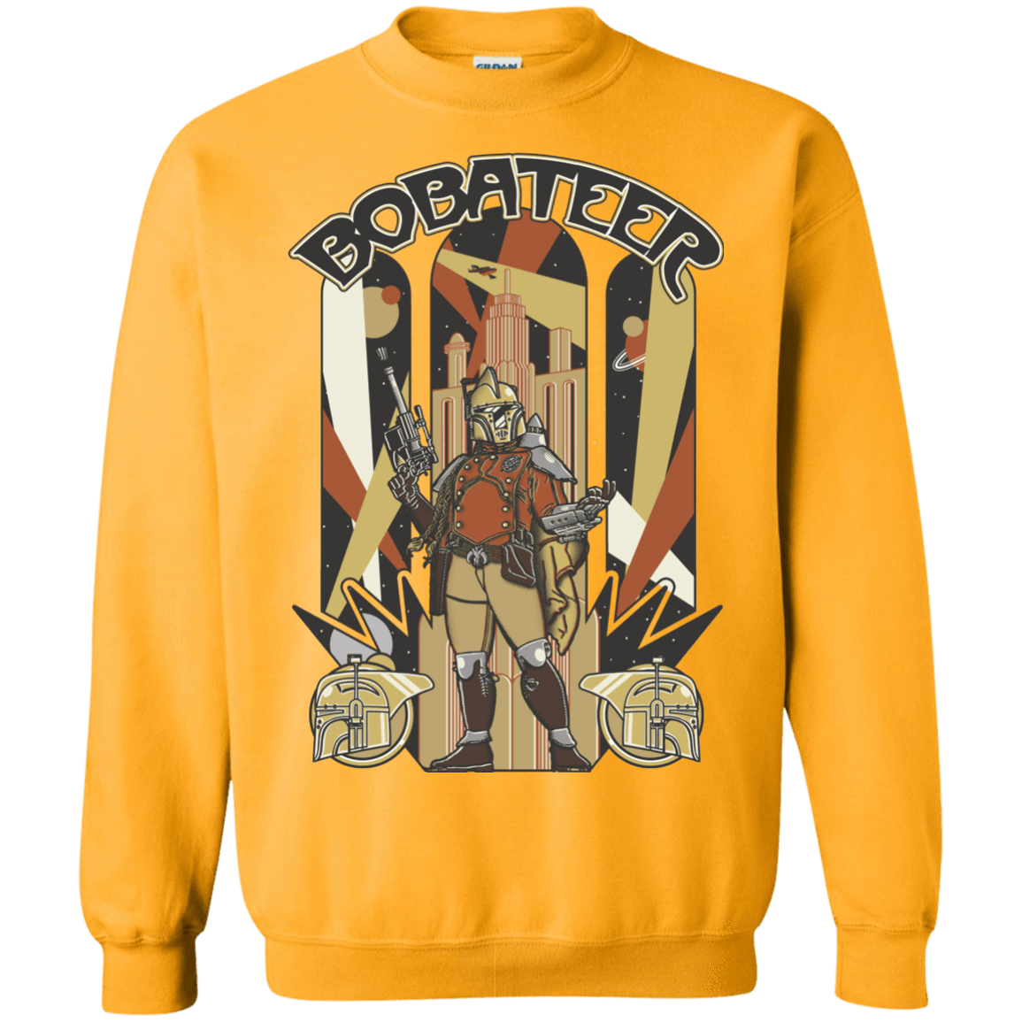 Sweatshirts Gold / Small Bobateer Crewneck Sweatshirt
