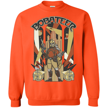 Sweatshirts Orange / Small Bobateer Crewneck Sweatshirt