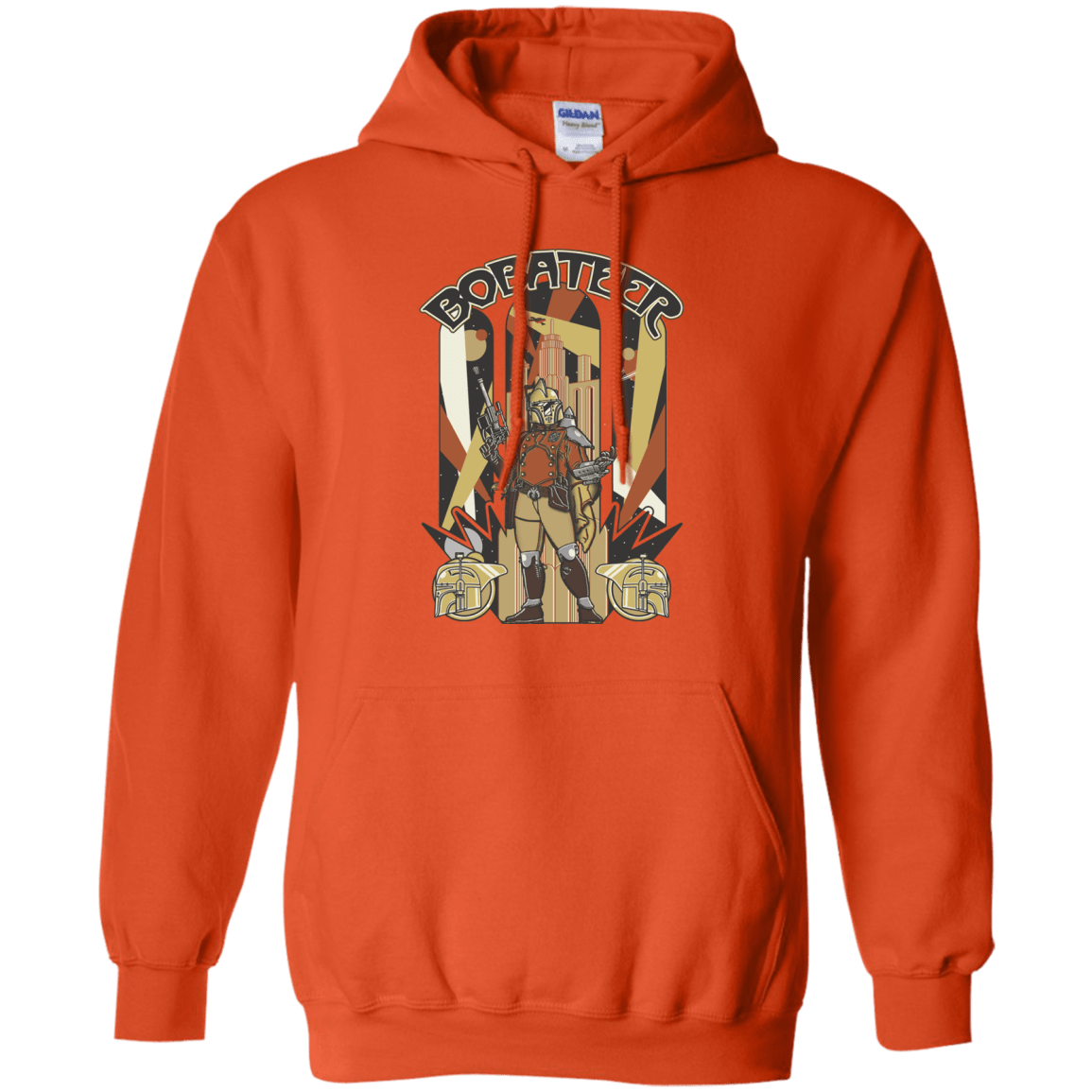 Sweatshirts Orange / Small Bobateer Pullover Hoodie