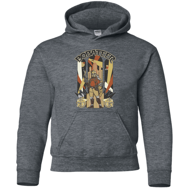 Sweatshirts Dark Heather / YS Bobateer Youth Hoodie