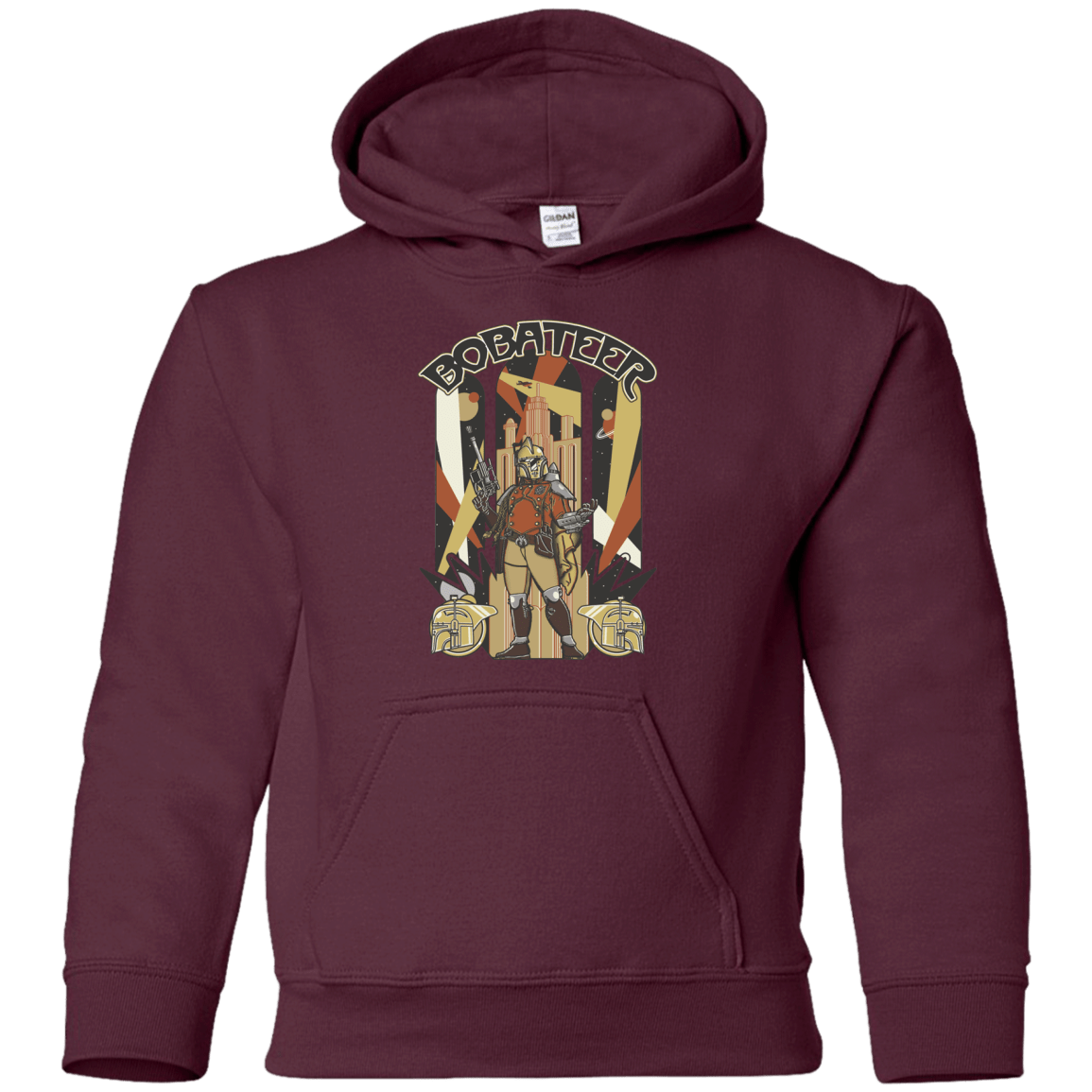 Sweatshirts Maroon / YS Bobateer Youth Hoodie