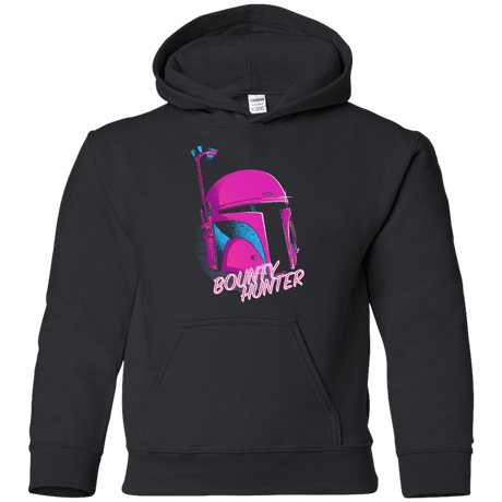 Sweatshirts Black / YS Bobba Helmet 80's Youth Hoodie