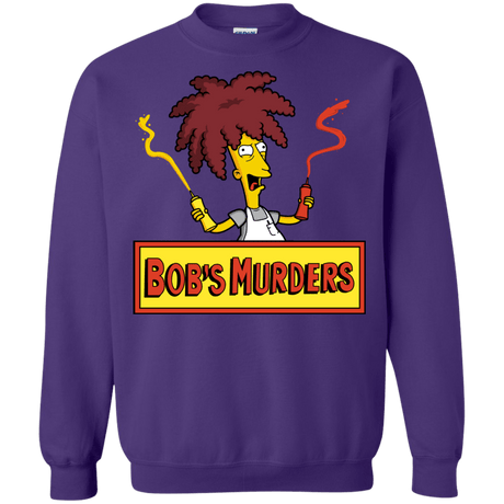 Sweatshirts Purple / S Bobs Murders Crewneck Sweatshirt