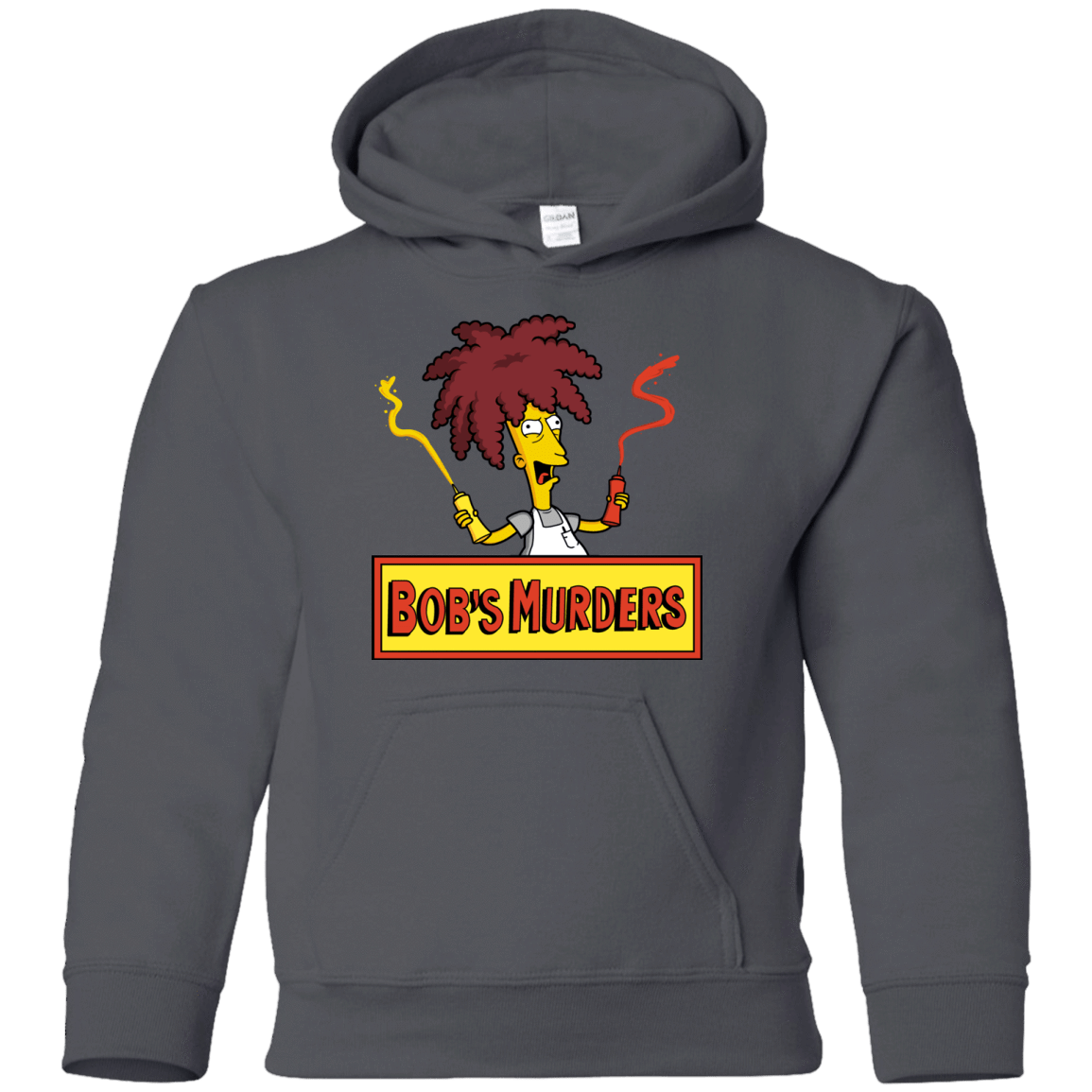 Sweatshirts Charcoal / YS Bobs Murders Youth Hoodie