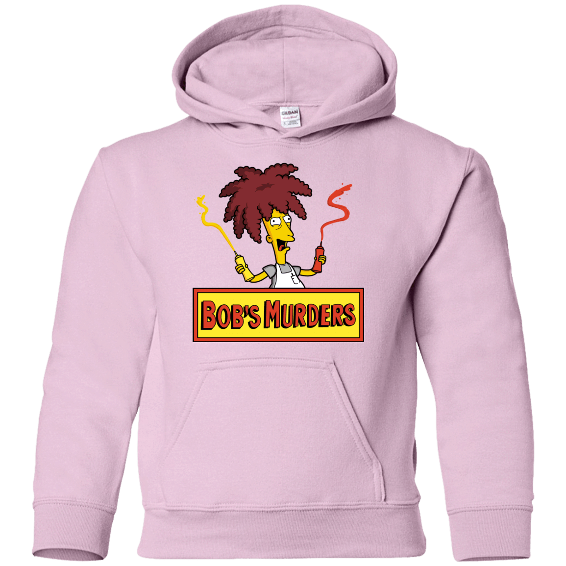 Sweatshirts Light Pink / YS Bobs Murders Youth Hoodie