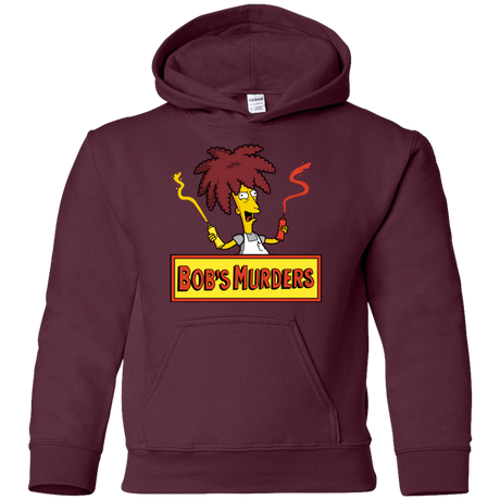 Sweatshirts Maroon / YS Bobs Murders Youth Hoodie