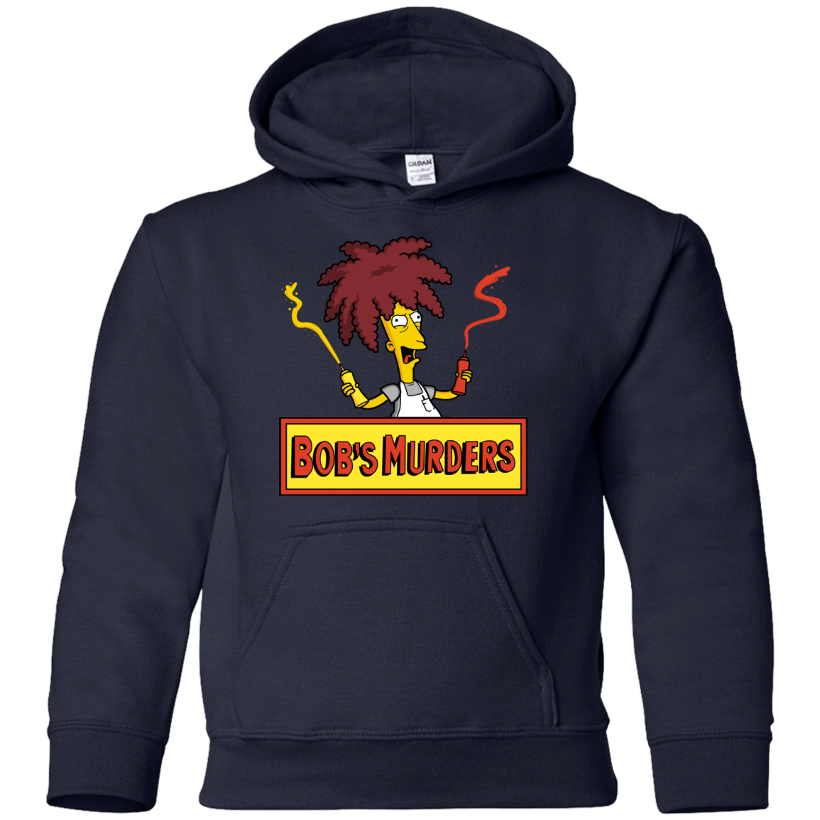 Sweatshirts Navy / YS Bobs Murders Youth Hoodie