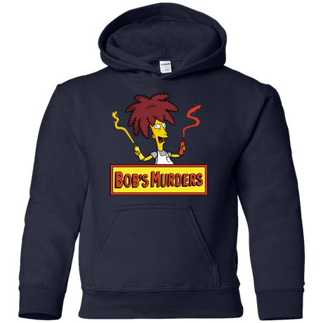 Sweatshirts Navy / YS Bobs Murders Youth Hoodie
