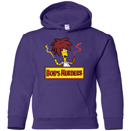 Sweatshirts Purple / YS Bobs Murders Youth Hoodie
