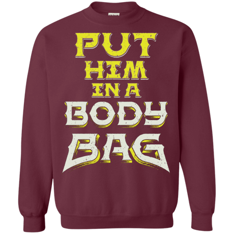 Sweatshirts Maroon / S BODY BAG Crewneck Sweatshirt