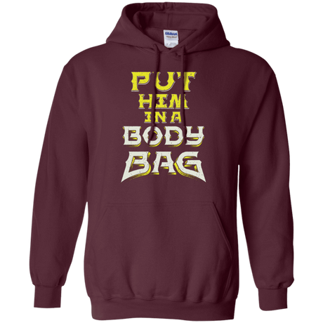 Sweatshirts Maroon / S BODY BAG Pullover Hoodie