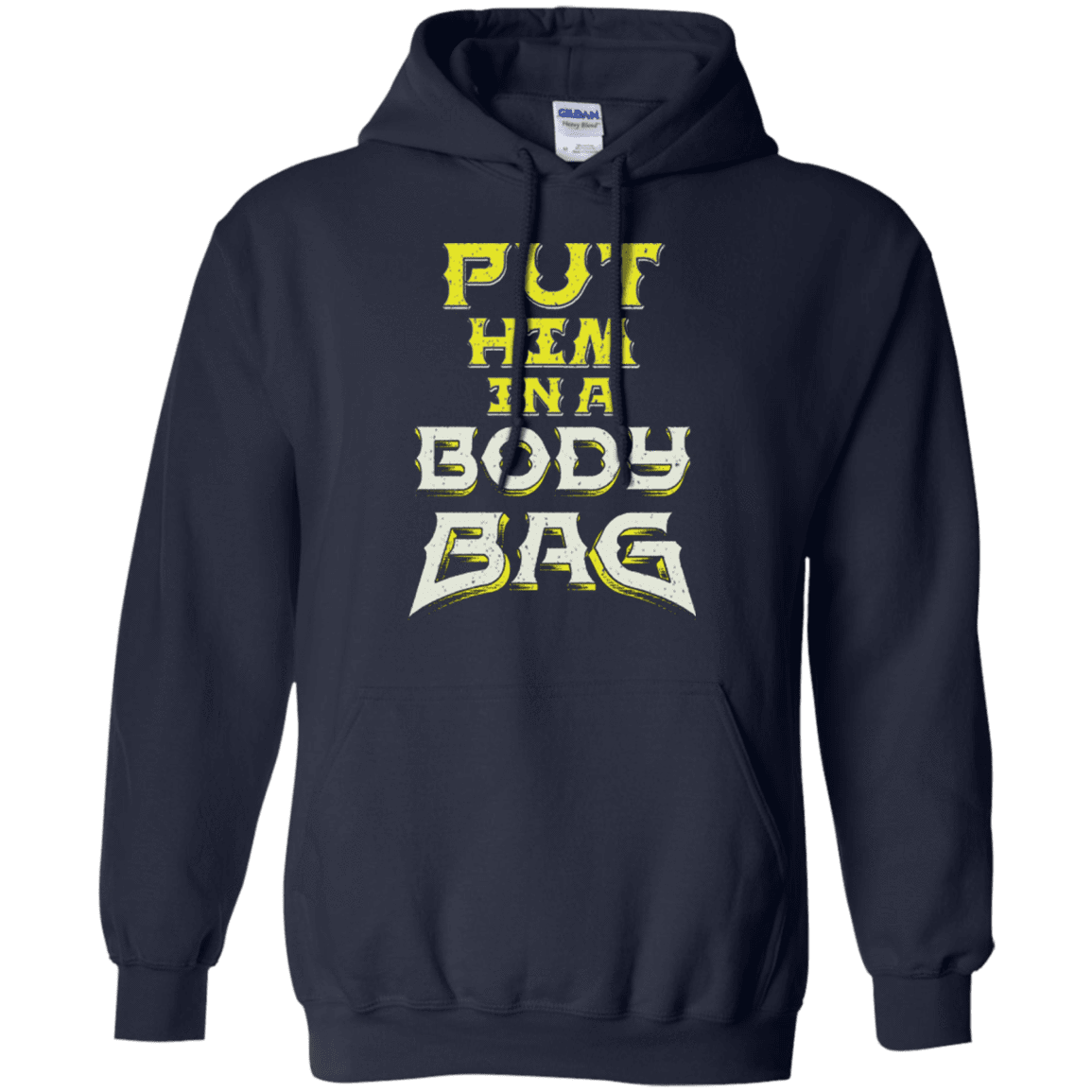 Sweatshirts Navy / S BODY BAG Pullover Hoodie