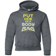 Sweatshirts Dark Heather / YS BODY BAG Youth Hoodie