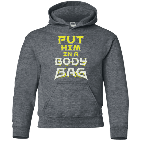 Sweatshirts Dark Heather / YS BODY BAG Youth Hoodie