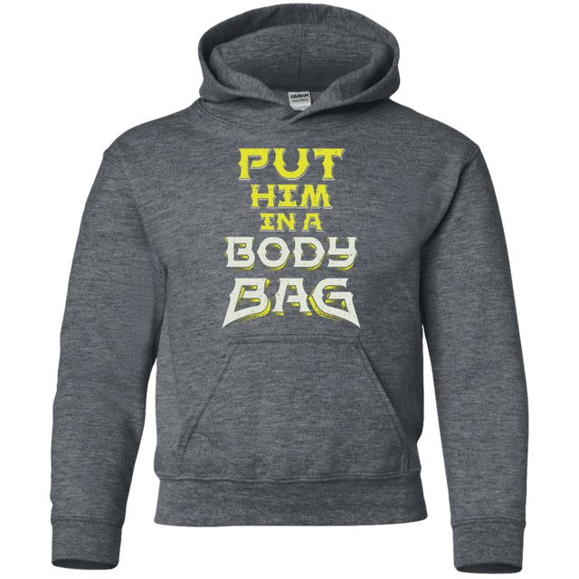 Sweatshirts Dark Heather / YS BODY BAG Youth Hoodie